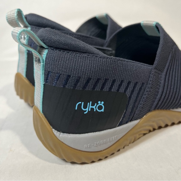 Ryka Women's Echo Knit Slip On Sneakers Navy Blue 9 - Picture 3 of 10